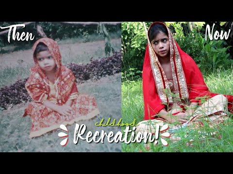 I Recreated My Childhood Pictures!