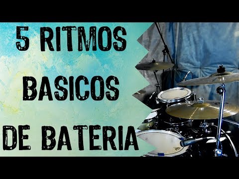 CLASES DE BATERIA. 5 Ritmos Básicos Para Principiantes