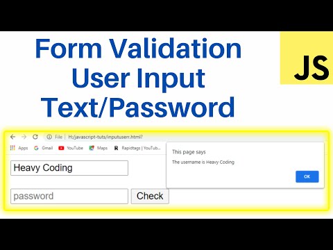 Username And Password Validation In Javascript Javascript Tutorial For Beginners 34