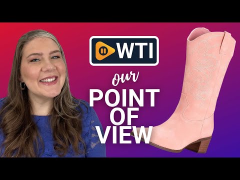 IUV Cowboy Boots For Women Pointy Toe Women's Western Boots Cowgirl Boots Mid Calf Boots 9 Pink - WTI product video review