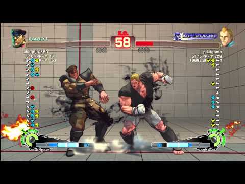 aka jojo 360 [Bison] vs pikagoma [Abel] SSF4 Arcade Edition