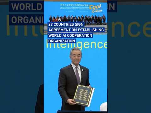 29 countries sign agreement on establishing World AI Cooperation Organization #CoolChina