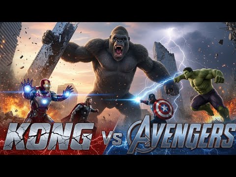 Kong Vs Avengers | King Kong vs Hulk, Thor & Iron Man – Who Survives the Final War?