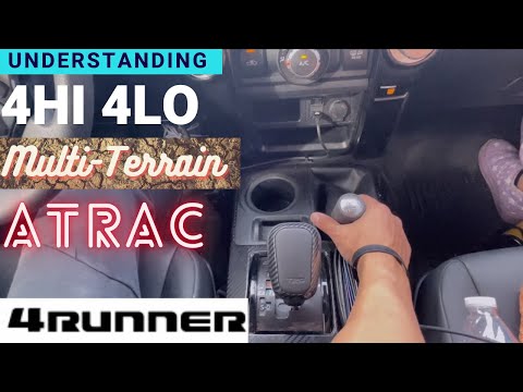 Understanding HOW to Shift 4HI to 4LO - Understanding Multi-Terrain - ATRAC Toyota 4Runner TRD
