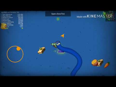 Worms Zone Gameplay best surrounder skill trap!😘😘