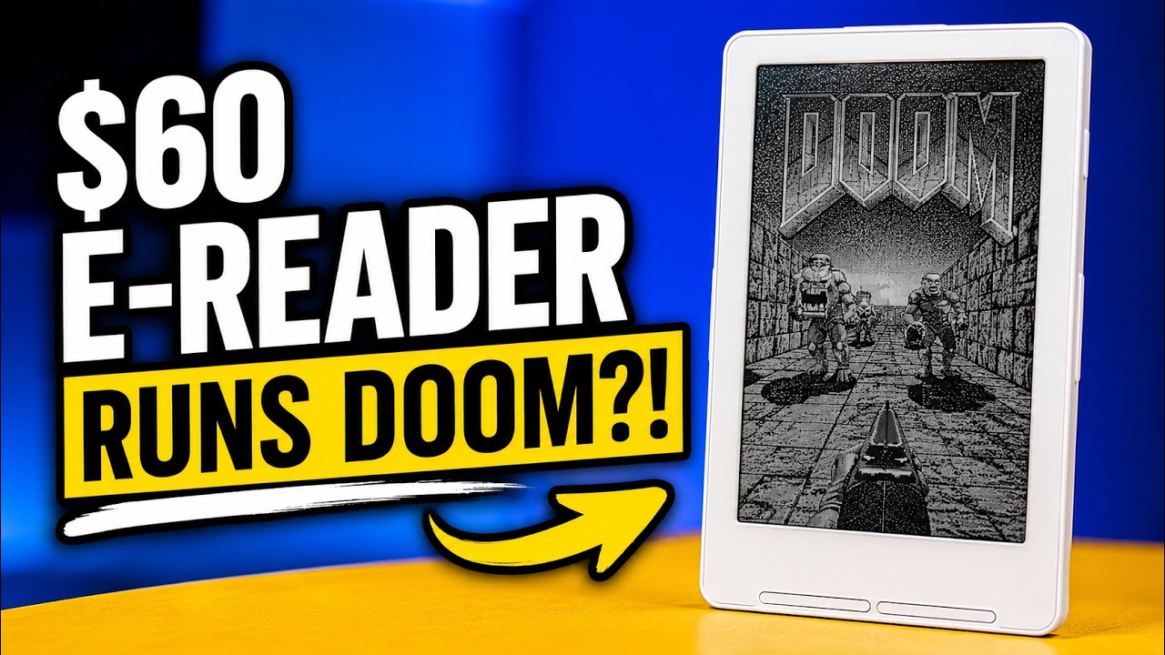This E Reader Runs Doom But That’s Not The Interesting Part
