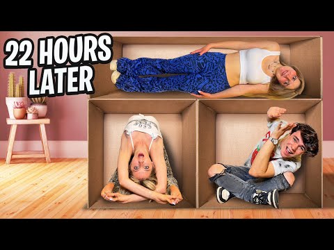 Last Youtuber To Leave The Box, Wins $10,000 **funny challenge** |Elliana Walmsley