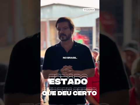 No oeste catarinense reafirmei meu apoio a Flávio Bolsonaro. Alex Brasil em Cunha Porã