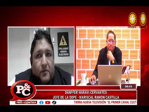 Danffer Maraví Cervantes – Jefe de la ODPE - Mariscal Ramón Castilla.