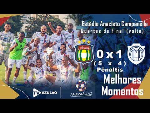 Melhores Momentos | São Caetano 0 x 1 Monte Azul (Azulão 5 x 4 nos Pênaltis) | Paulista A2