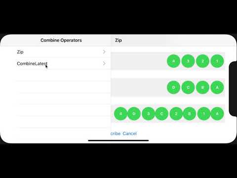 Zip vs CombineLatest