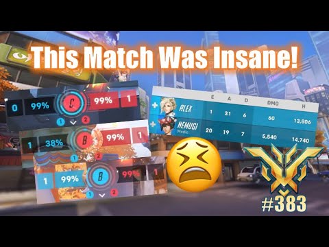 This Match Was Insane! 😫 - Season 7 - Mercy Overwatch