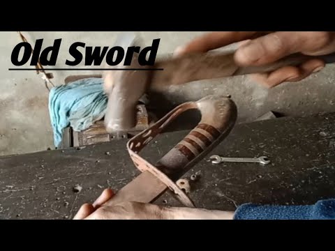 Rusted Long Sword - Satisfying RESTORATION || Old Sword 1965 model
