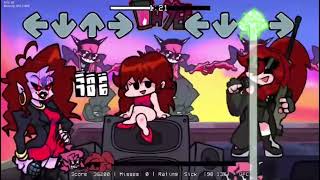 Cover art for fnf downhearted but everyone sings it