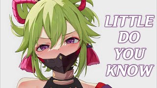 Download lagu Nightcore - Little Do You Know (BEAUZ MIX) (lyrics) mp3 Download lagu Nightcore - Little Do You Know (BEAUZ MIX) (lyrics) mp3