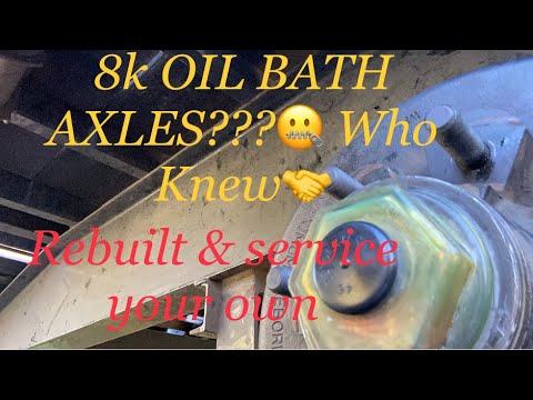 Rebuild your OIL BATH 7k/ 8k trailer axle YOURSELF!!!