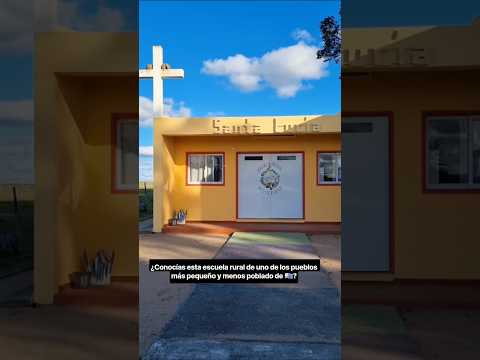 la escuela de uno de los pueblos menos poblado de Uruguay