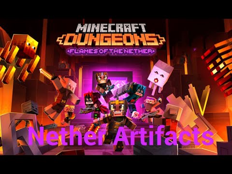 Some of the NEW Minecraft Dungeons Nether Artifacts
