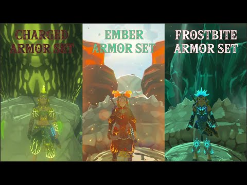 All 3 Special Weather Attack (Ember, Frostbite, Charged Armor Set) - TOTK