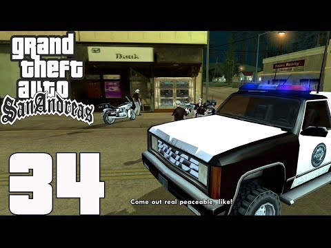 Grand Theft Auto(GTA) San Andreas - Gameplay Walkthrough Part 34 - Small Town Bank(iOS, Android)