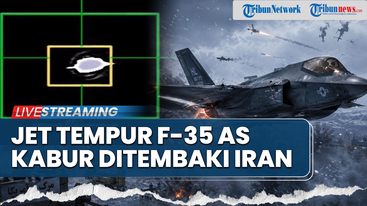 Detik-detik Militer Iran Buat Jet Tempur F-35 AS Kabur hingga Jatuhkan Drone MQ-9 di Kawasan Teluk