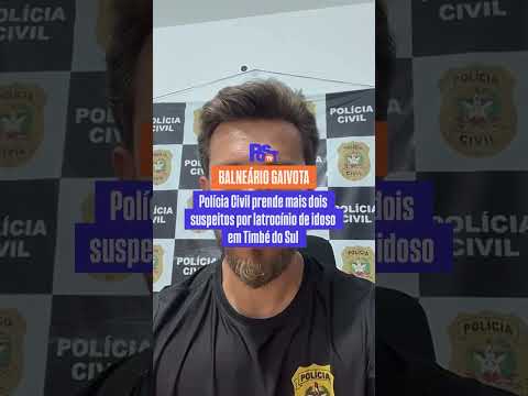 🚨 Polícia Civil prende dois suspeitos de latrocínio em Timbé do Sul
