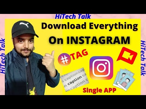 How to Download Instagram Post , Caption and Hashtags | Download everything from Instagram