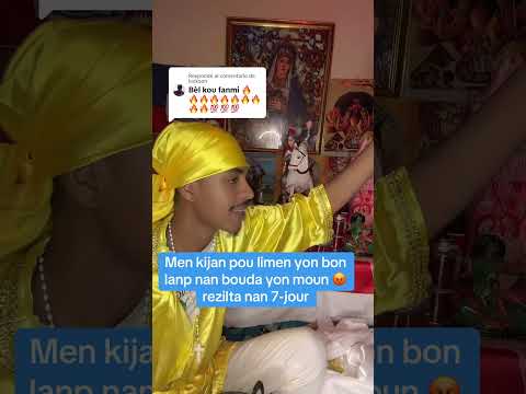 Men kijan pou limen yon bon lanp deye yon moun sil few yon bagay mal#patager #tarot #drama #music