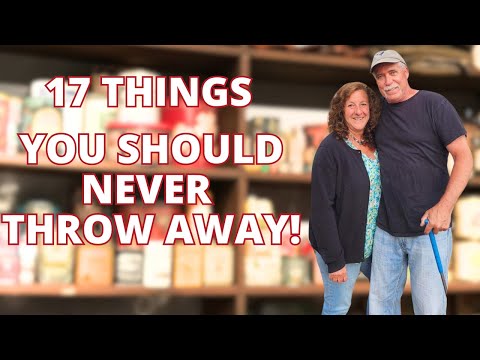 USE WHAT YOU HAVE! 17 ITEMS YOU SHOULD NEVER THROW AWAY! FRUGAL OLD FASHIONED LIVING!