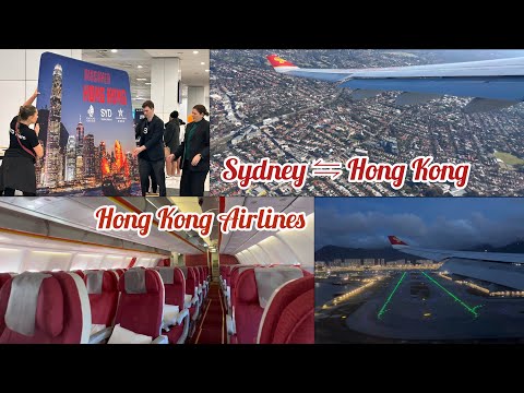 🛫 Hongkong Airlines Flight from 🇦🇺Sydney to Hong Kong🇭🇰! | Economy Class Experience