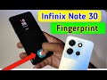 Infinix Note 30 Display Fingerprint Setting Infinix Note 30 Fingerprint Screen Lock Fingerprint