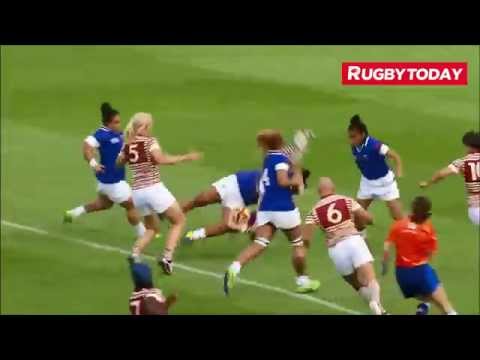 Women's Rugby Dangerous Spear Tackle