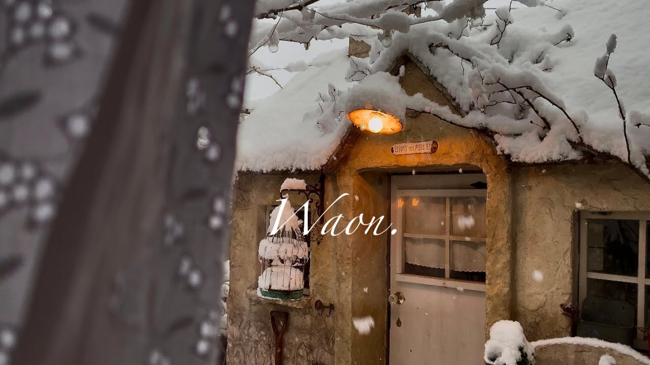 洋書のような銀世界/パンケーキの朝ごはん/キッチンリノベーション①/バレンタインデーのチョコレート作り