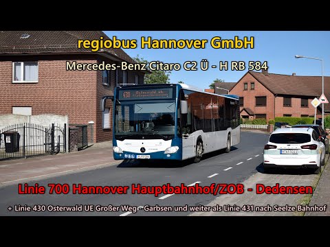 [Sound] Bus Mercedes-Benz Citaro C2 Ü von regiobus Hannover GmbH - H RB 584 (Voith)