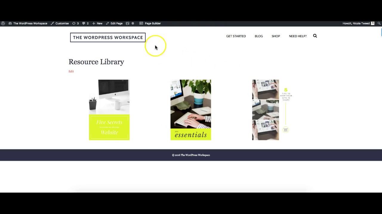 How to create a resource library in WordPress
