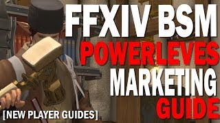 FFXIV Blacksmith Power Leveling and Marketing Guide | Getting Started Crafting