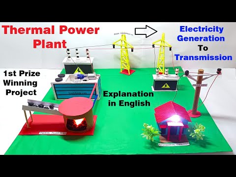 thermal energy heat to electrical energy working model generator science project howtofunda