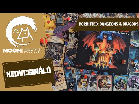 Horrified: Dungeons & Dragons társasjáték kedvcsináló | A D20 a barátod?! - MOONPAWNS