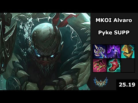 MKOI Alvaro (Pyke) vs (Rakan) - EUW Challenger - Patch 25.19
