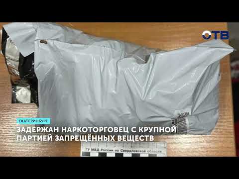 Задержан закладчик с крупной партией запрещённых веществ
