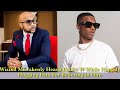 Funny as Wizkid Mistakenly Heads Banky W While Happily Hugging  Him believing in Him