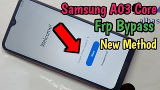 Samsung A03 Core SM A032F Frp Bypass Android 1112  Samsung A03 Google Account Unlock Without Pc