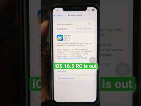 iOS 16.5 RC is out | Final Release Next Week