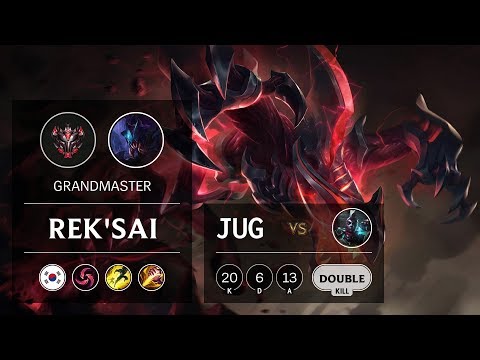 Rek'Sai Jungle vs Ekko - KR Grandmaster Patch 9.24