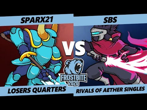 Frostbite 2020 RoA Losers Quarters - ISG | Sparx21 (Shovel Knight) Vs. RoA | SBS (Clairen) Singles