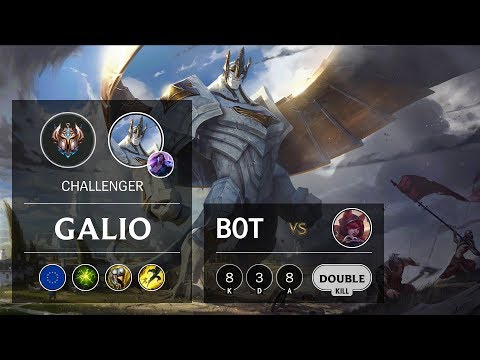 Galio Bot vs Xayah - EUW Challenger Patch 9.24