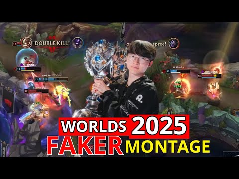 T1 Faker Montage Worlds 2025 - Best of Faker