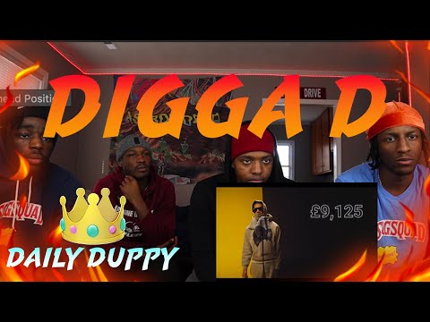 AMERICANS REACT| Digga D - Daily Duppy | GRM Daily