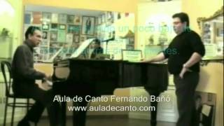 JAIME OLIVES (tenor) - AULA DE CANTO FERNANDO BAÑÓ -