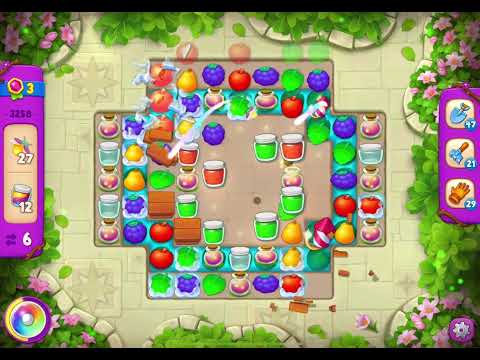 GardenScapes Level 3258 no boosters (13 moves)